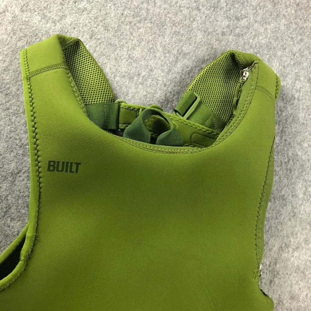 Built NY Backpack Large Olive Green Neoprene Laptop Bag Lightweight